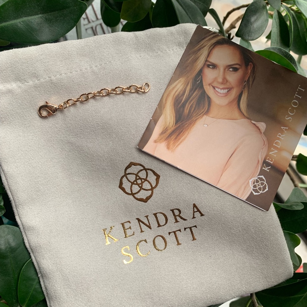 Kendra Scott necklace extender 2” rose gold tone